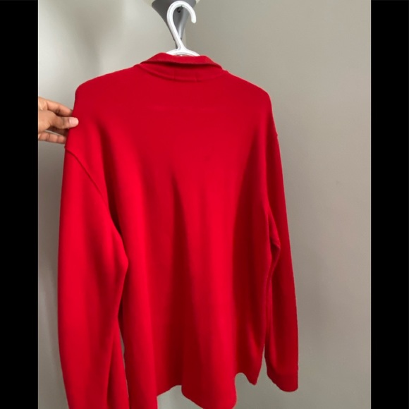 Red Polo half zip up sweater - Picture 2 of 3